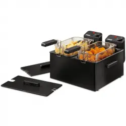 Princess Double Black Fryer Freidora 2x3L 2x1800W