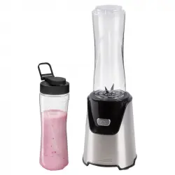 ProfiCook SM 1153 Batidora de Vaso para Smoothies 0.6L 400W 2 Recipientes Portátiles