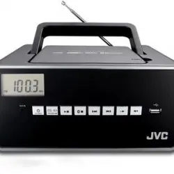 Radio CD JVC RD-F421B Negro