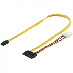 SI-Seleccion Cable Adaptador SATA a Molex 4 Pines Macho/Macho 50cm