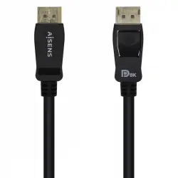 Aisens Cable Displayport V1.4 Macho/Macho 3m Negro