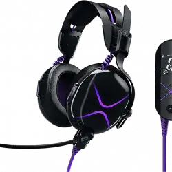 Auriculares gaming - Victrix Pro AF, De diadema, Con cable, Para Xbox One, Cancelación ruido, Negro y Morado