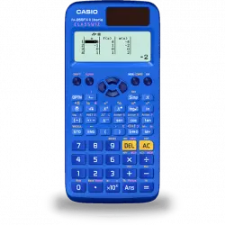 Calculadora científica - Casio FX-85SPX II, LCD, 293 funciones, MCD y MCM, Funciones científicas, Azul
