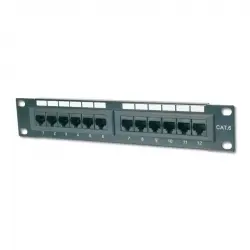 Digitus Panel Parcheo 12 Conectores Cat.5e 1U 10"