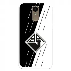 Funda Para Lg K10 2017 Del Académica De Coimbra Escudo Bicolor - Licencia Oficial Académica De Coimbra