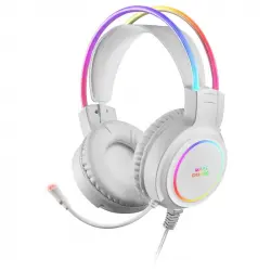 Mars Gaming MHRGBW Auriculares Gaming RGB Blancos