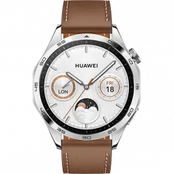 Smartwatch - Huawei Watch GT4, 46 mm, AMOLED, Hasta 14 días de autonomía, Marrón