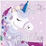 Tarjeta de felicitación pequeña Legami Unicorn