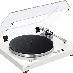 Tocadiscos - Yamaha MusicCast Vinyl 500, ‎RCA, Bluetooth, 33 y 45 rpm, Aluminio, Blanco