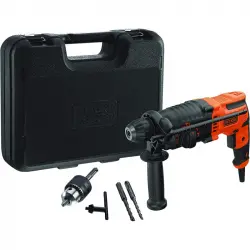Black & Decker BEHS01K-QS Martillo SDS-Plus 650W 3 Modos 13mm con Empuñadura y Maletín