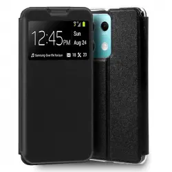 Cool Funda Flip Cover Tipo Libro Liso Negro para Xiaomi Redmi Note 13 5G