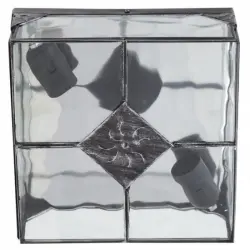 Fabrilamp Plafón Estepa 2xe27 Plata