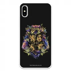 Funda Oficial de Harry Potter Hogwarts Floral para iPhone X