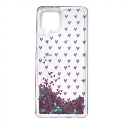 Funda Para Samsung Galaxy A42 5g Líquida Corazones