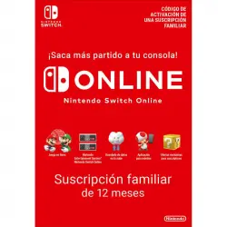 Nintendo Switch Online Suscripción Familiar 12 Meses (365 Días) Nintendo eShop