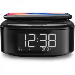 Philips TAR7705/10 Reloj Despertador Cargador Qi con Bluetooth/USB