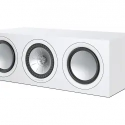 Altavoz central - KEF Q650c, 150 W, 64Hz-28KHz (± 3db), 8Ω, 87dB, Central 2.5 vías, Bass Réflex, Blanco