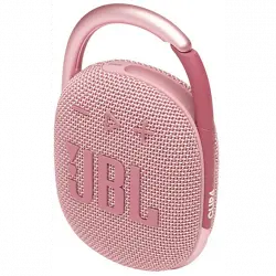 Altavoz inalámbrico - JBL Clip 4, 5 W, 10 horas, Bluetooth 5.1, IP67, Clip&Play, Rosa