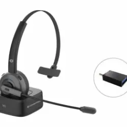 Auricular+mic Conceptronic Wireless Con Base De Carga