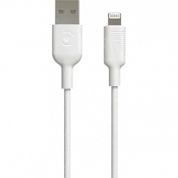 Cable USB - Muvit MCUSC0002, USB, Lightning, Para Apple, 3m, Blanco