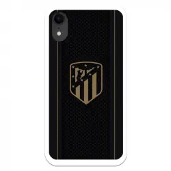 Funda Licencia Oficial del Atleti Escudo Dorado Fondo Negro para iPhone XR