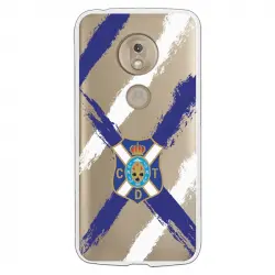 Funda Oficial Club Deportivo Tenerife Escudo Clear Para Motorola G7 Play