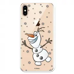 Funda Oficial de Disney Olaf Transparente Frozen para iPhone XS Max