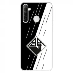 Funda Para Realme 6i Del Académica De Coimbra Escudo Bicolor - Licencia Oficial Académica De Coimbra