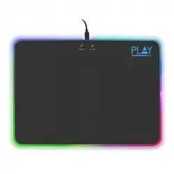 Ewent PL3341 Alfombrilla Gaming RGB Negra