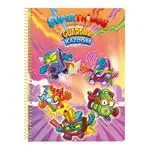 Libreta Safta tamaño cuarto 80 hojas SuperThings Guardians of Kazoom