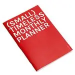 Planificador perpetuo Octagon Design A5 mes visto rojo