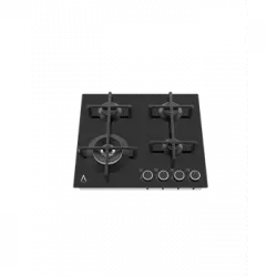 Alpha Placa De Gas Urano Elite Cristal Negro, Parrillas Fundición, Gran Fuego Wok, Mandos Con Luz Led **alta Gama**
