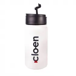 Cloen Botella de Agua Térmica 355ml Blanca