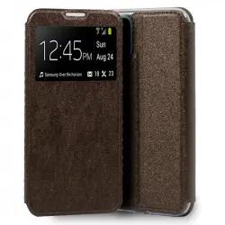 Cool Funda Flip Cover Liso Bronce para Realme 7 Pro