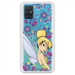 Funda Oficial de Disney Campanilla Flores Peter Pan para Samsung Galaxy A51 5G