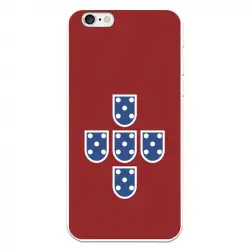 Funda Para Iphone 6 Del Federación Portuguesa De Fútbol Escudo Fondo Rojo - Licencia Oficial Federación Portuguesa De F