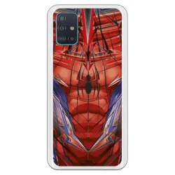 Funda Para Samsung Galaxy A51 Oficial De Marvel Spiderman Torso - Marvel