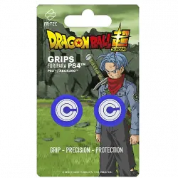 Grips - FR-TEC Dragon Ball Super, Para PS4, Azul y Blanco