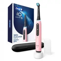 Oral-B iO5 Cepillo de Dientes Eléctrico Recargable + Estuche Rosa