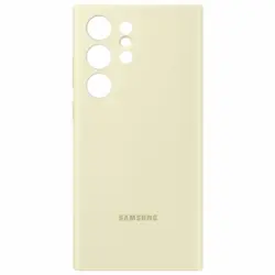 Samsung - Funda De Silicona Crema Para Galaxy S23 Ultra