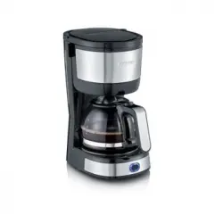 Severin - Cafetera De Filtro Compacta KA 4819 Con Jarra De Cristal Acero Inox