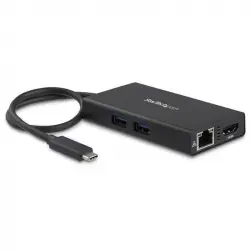 StarTech Adaptador Multipuertos USB-C con HDMI/2x Puertos USB-A/PD 60W Negro