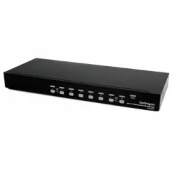 Startech.com Conmutador Kvm Dvi Usb De 8 Puertos Con Estantes 1u