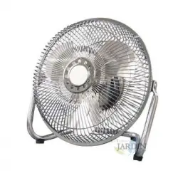 Ventilador De Suelo Metalico 9" 38w 3 Velocidades