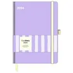 Agenda anual 2024 New Cool semana vista 16x22 Lavender