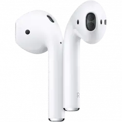 APPLE AirPods (2019 2ª gen), Inalámbricos, Bluetooth®, Estuche Carga no Inalámbrica, Chip H1, Siri, Blanco