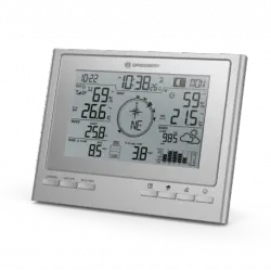 Base Adicional Para Estación Meteorológica Climatescout 7003100 Bresser - Plateado