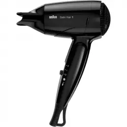 Braun HD130 Style&Go Secador de Pelo de Viaje 1200W Negro