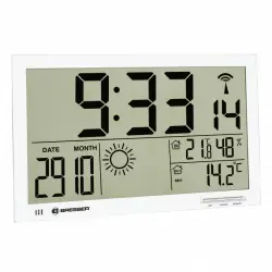 Bresser MyTime Jumbo LCD Estación Meteorológica de Pared Blanco