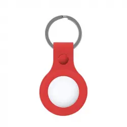 Cool Llavero Silicona Rojo Compatible con AirTag
